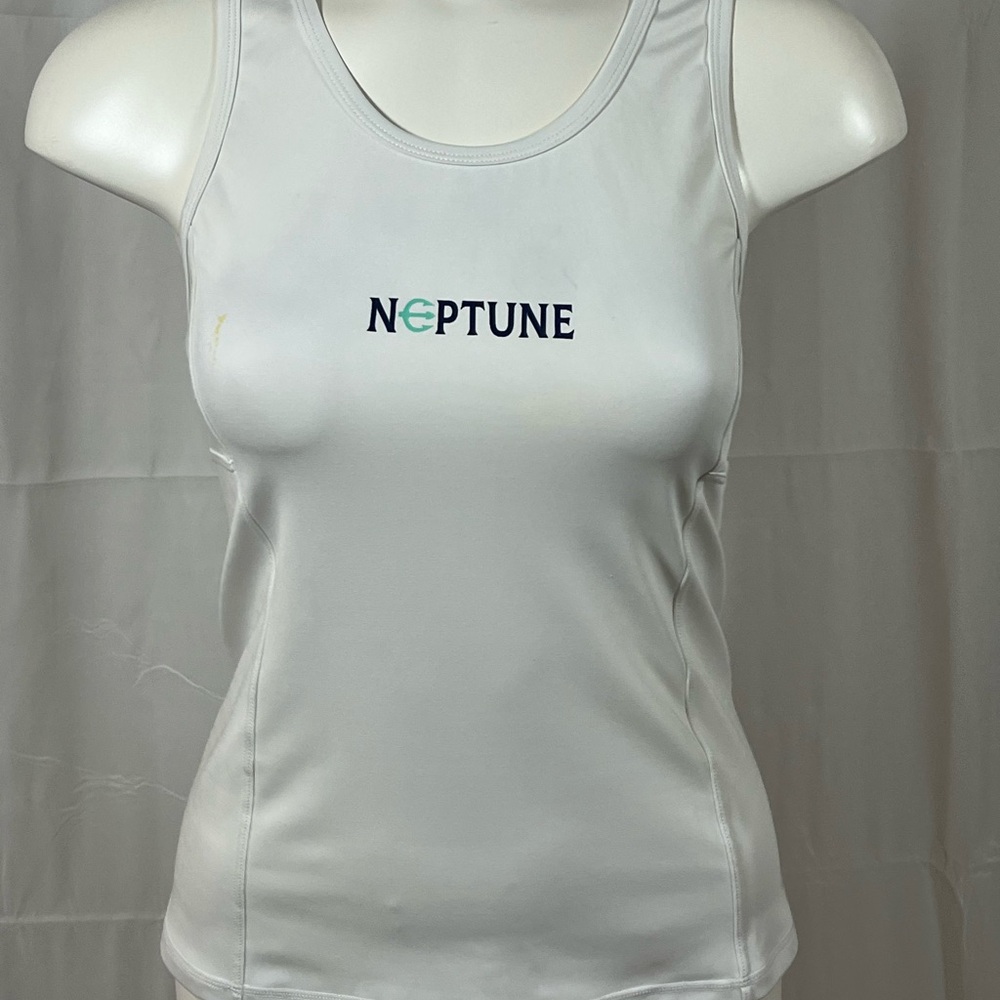 Neptune Racerback White and Mint Tank